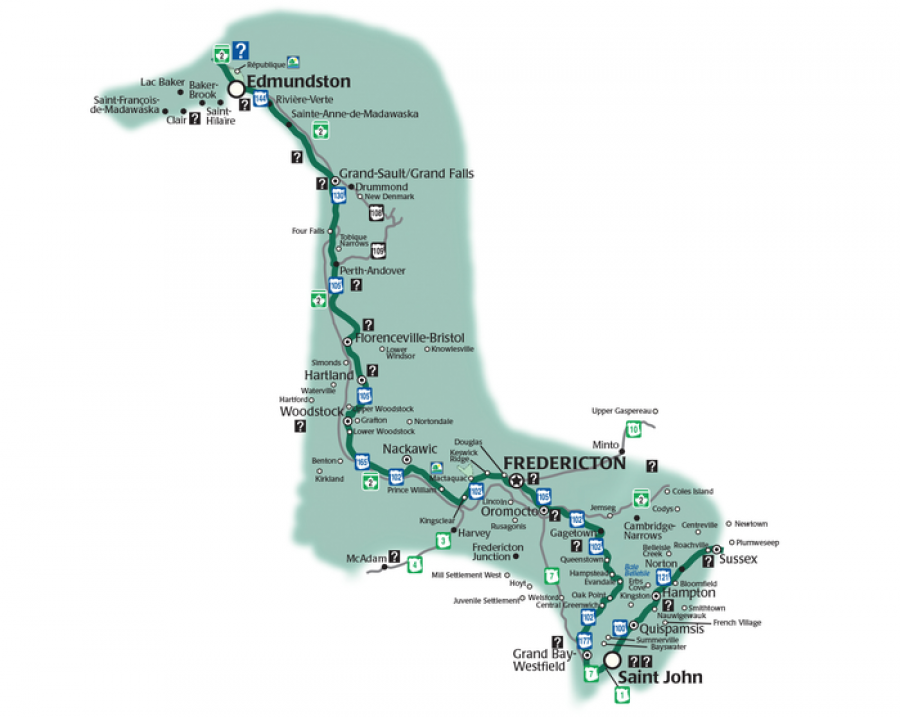 River Valley Scenic Drive map