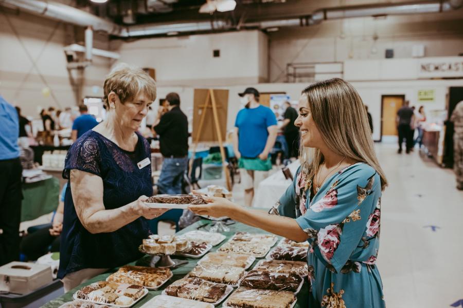 Delicious home-made goodies at the Newcastle Farmers market