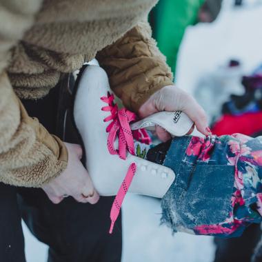 Skating at Sugarloaf Provincial Park