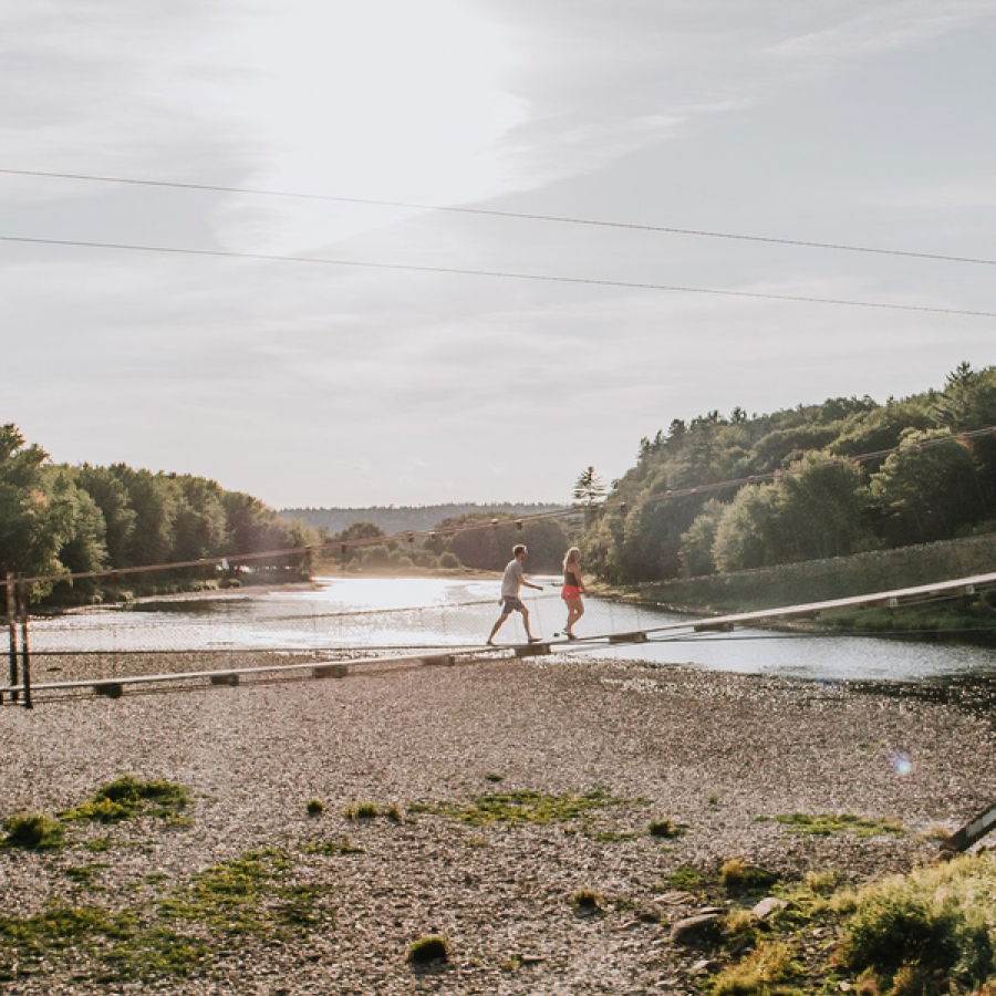 Priceville suspension bridge