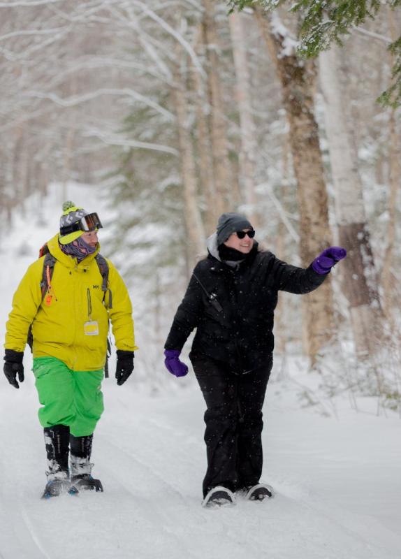 Snowshoeing at Mount Carleton Provincial Park