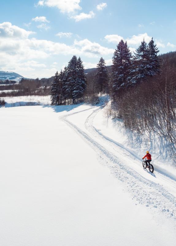 Winter Fat Biking Edmundston