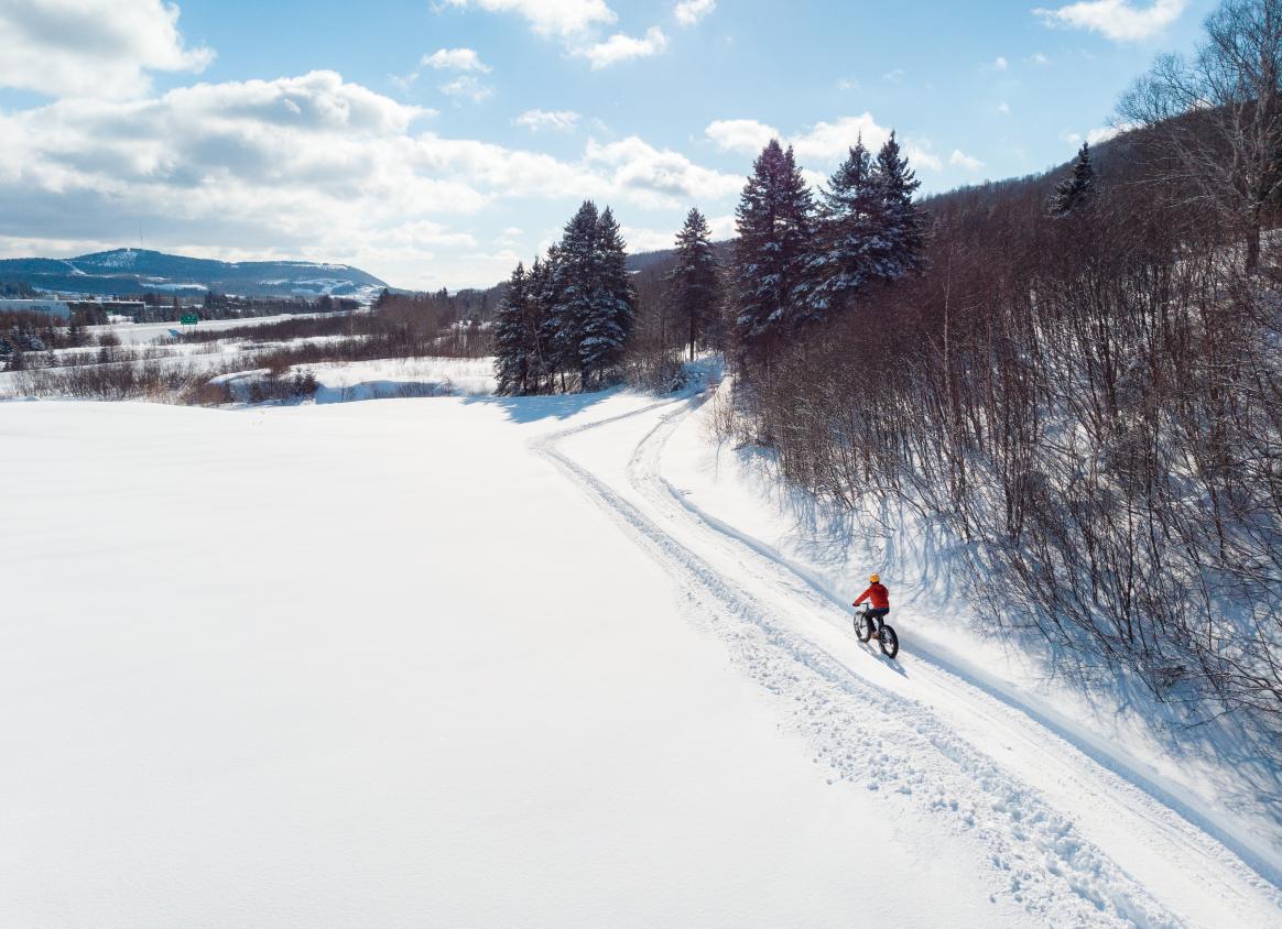 Winter Fat Biking Edmundston