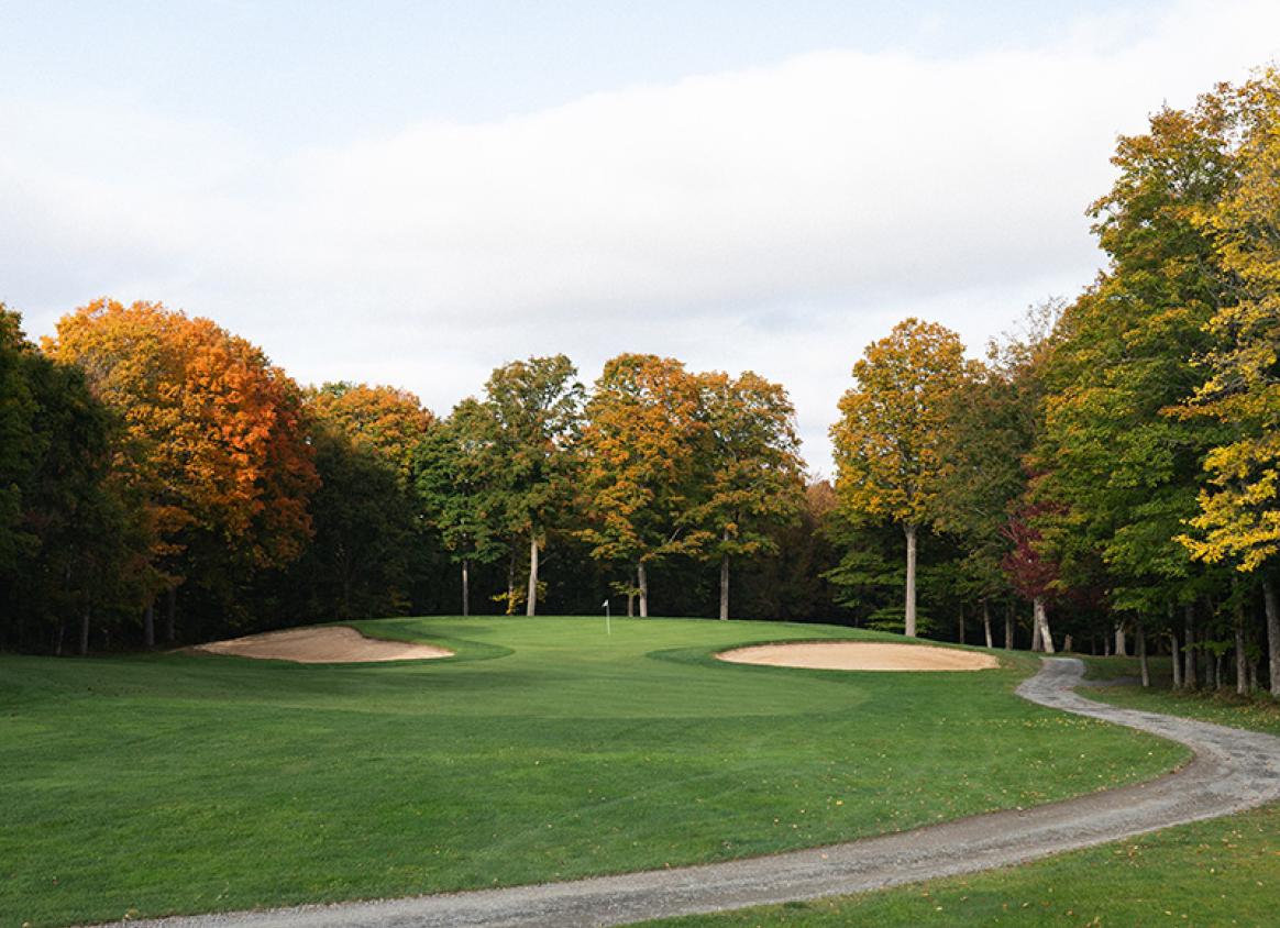 Mactaquac Provincial Park Golf Course, Hole 16